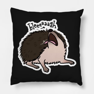 Hedgehog Anointing - Classic Coloration Pillow