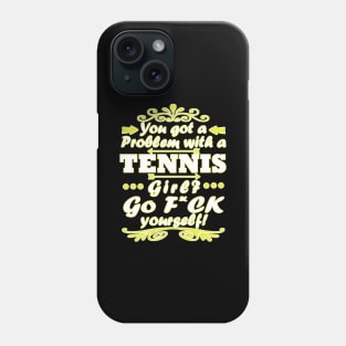 Tennis Sports Tennis Racket Square Women Girls Phone Case