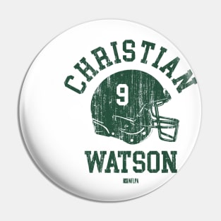 Christian Watson Green Bay Helmet Font Pin