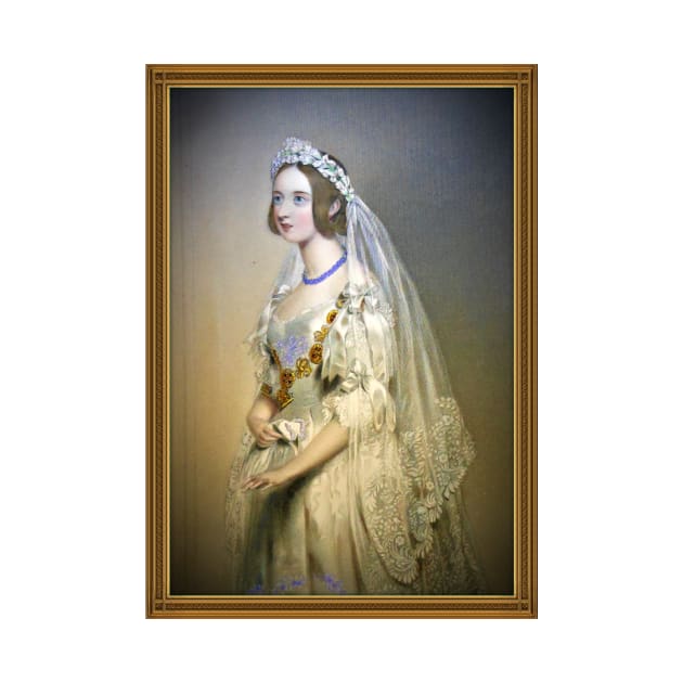 Queen Victoria as a bride by Gilded Age