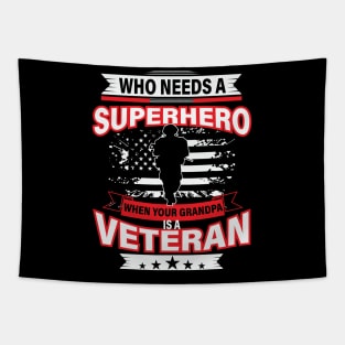 Superhero Veteran Tapestry