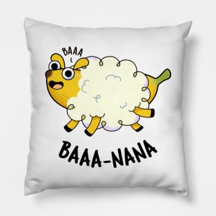 Baa-nana Funny Banana Puns Pillow