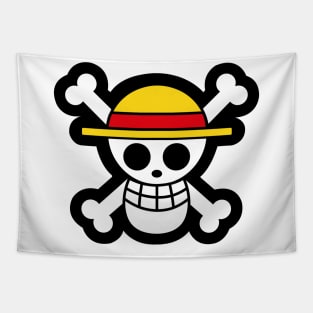 One Piece Skull Minimalist Tapestry