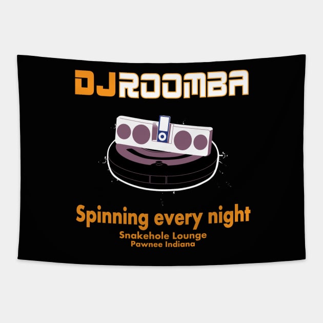 DJ ROOMBA! Tapestry by kentcribbs