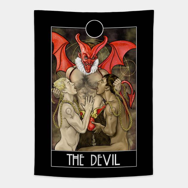 The devil Tapestry by JoeBoy101