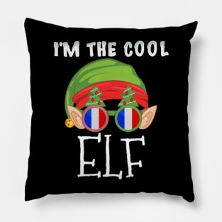 Christmas  I'm The Cool French Elf - Gift for French From France Pillow