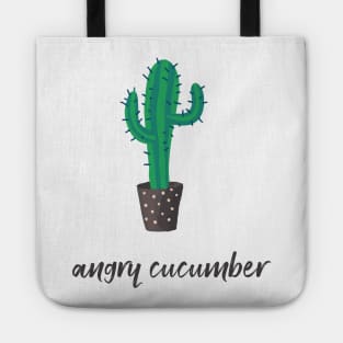 Funny „Angry cucumber“ Tote