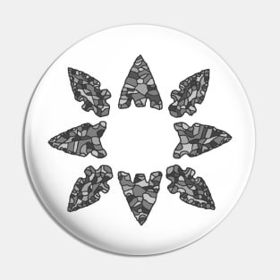 Circle of Projectile Points Pin