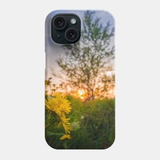 yellow wildflowers Phone Case