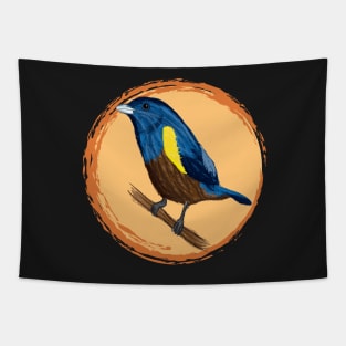 Artwork of a Chestnut-Bellied Euphonia II Tapestry