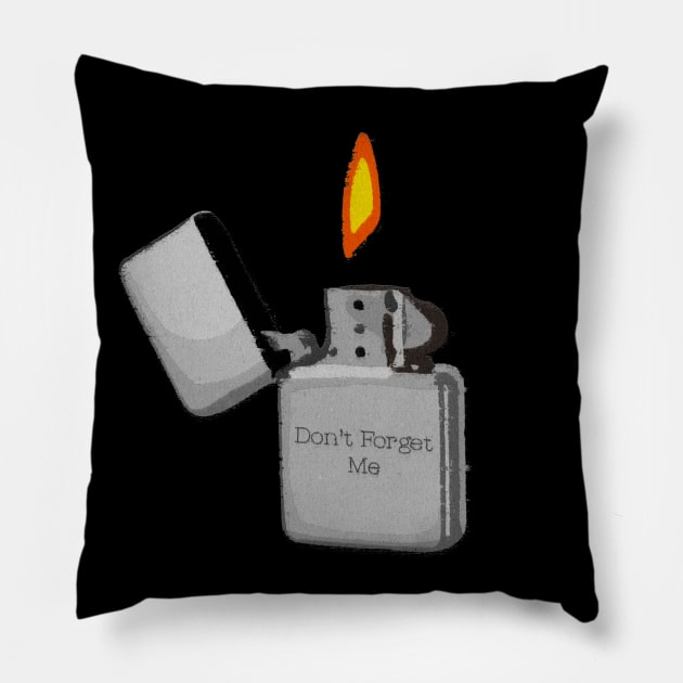 Dont Forget Me Pillow by ArcaNexus