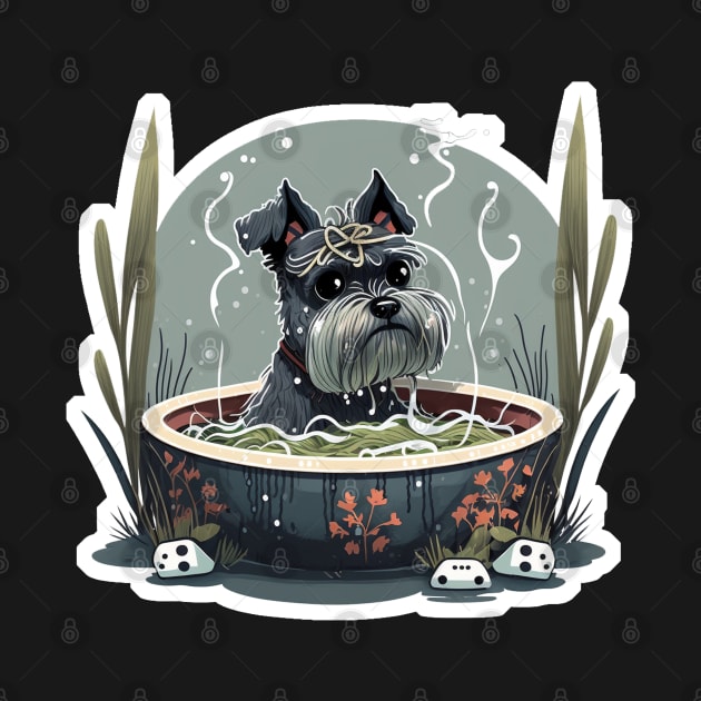 Schnauzer Noodle Hot Tub - Schnauzer Series by SLMGames