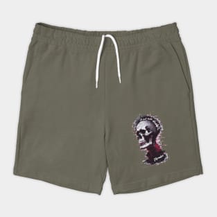 Cybergoth Glitch Skull Shorts