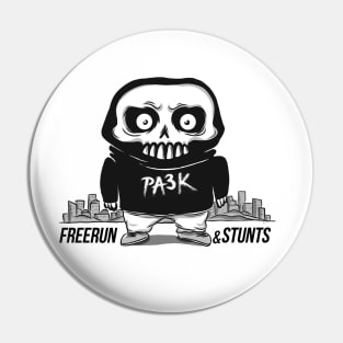 PA3K rebel parkour Pin