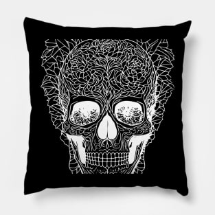 color page skull design Pillow