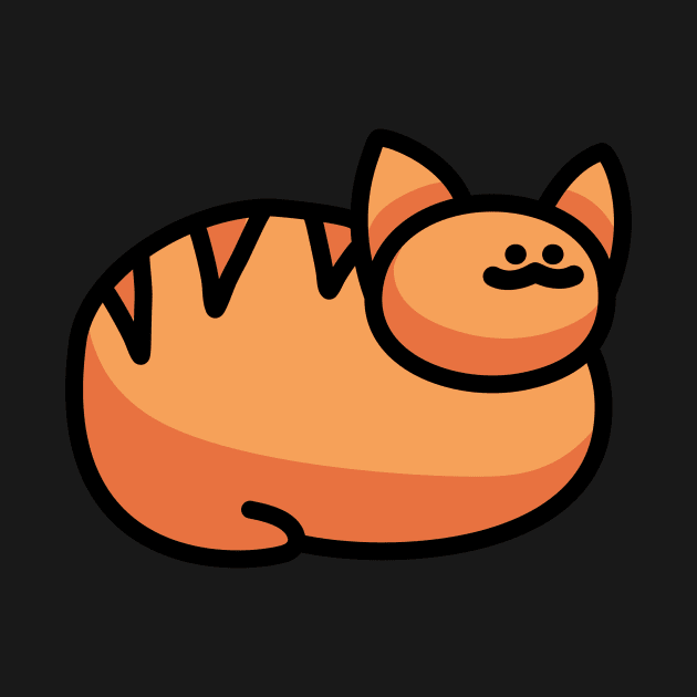 Cat Loaf (Cartoon) by pwbstudios