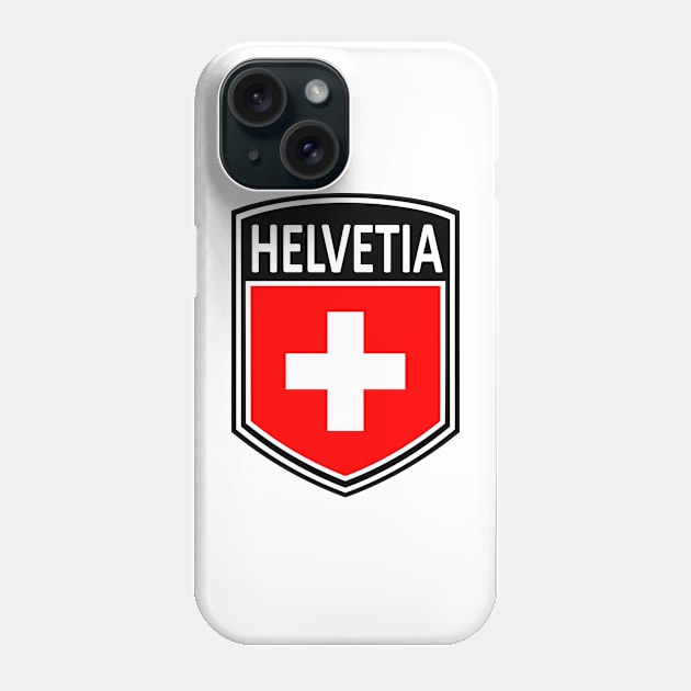 Flag Shield - Helvetia Phone Case by Taylor'd Designs