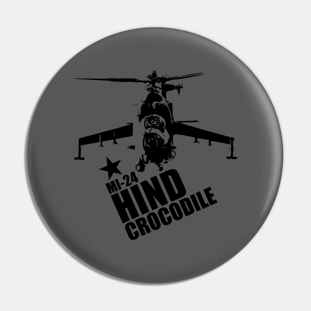 MI-24 Hind Crocodile Pin by Firemission45