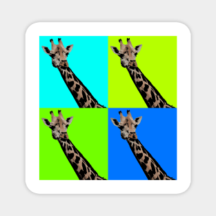 Giraffe Pop Art Magnet