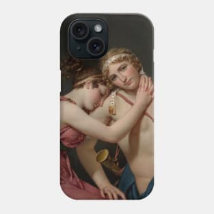 The Farewell of Telemachus and Eucharis by Jacques-Louis David Phone Case