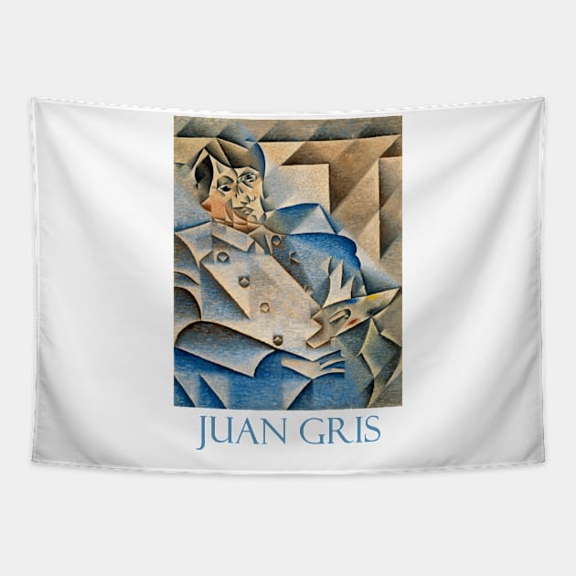 Portrait of Pablo Picasso by Juan Gris Tapestry by Naves