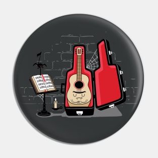 Vampire Guitar Pin