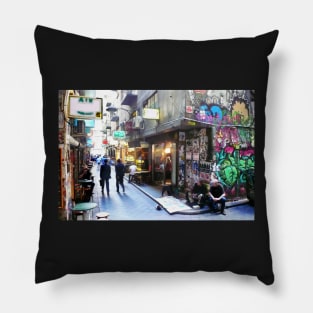 Degraves Street, Melbourne Pillow