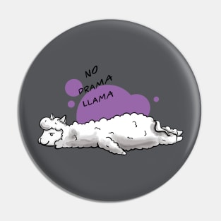 No drama llama Pin