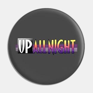 Up All Night comic logo #2 Pin