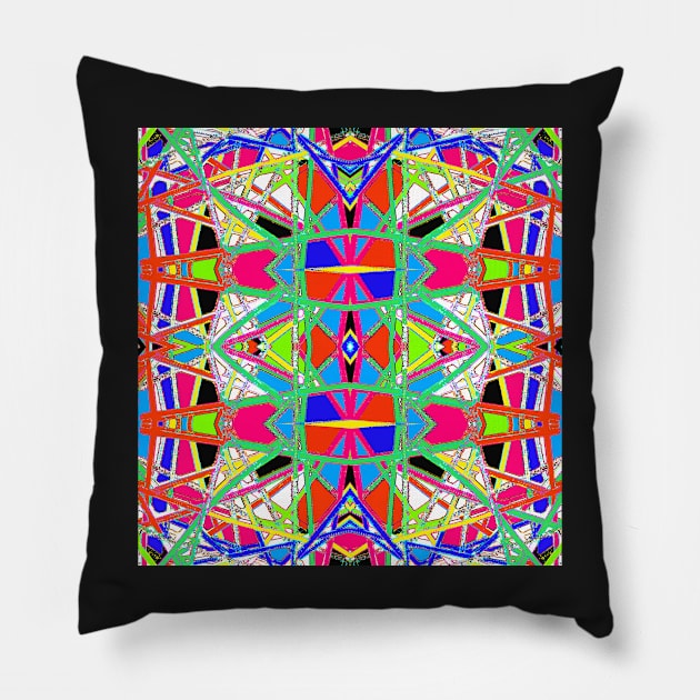 Patterns 9 - Pipe Cleaners Pillow by Heatherian