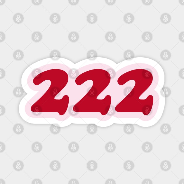 222 (Cherry red) Magnet by kassiopeiia