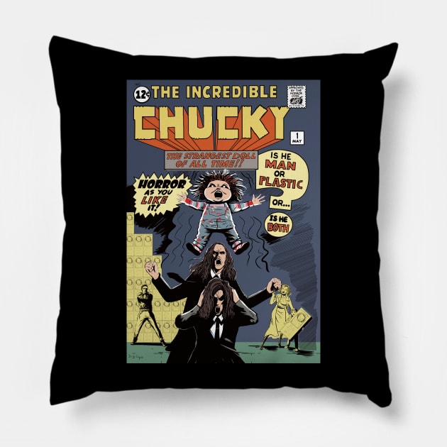 The Incredible Chucky Pillow by DougSQ