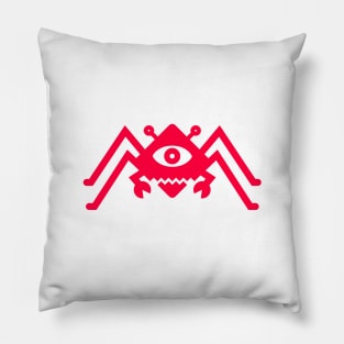 Diamond Spider Crab Red Pillow