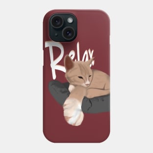 Relax Cat Phone Case