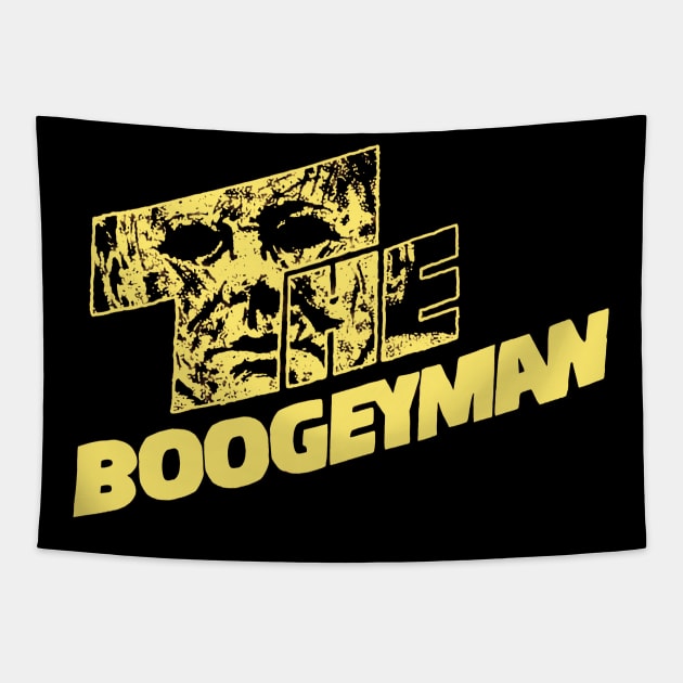 the boogeyman logo Tapestry by masbroprint