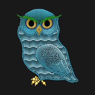 Owl - dot painting T-Shirt