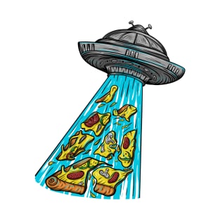 Alien Foodie Invasion T-Shirt
