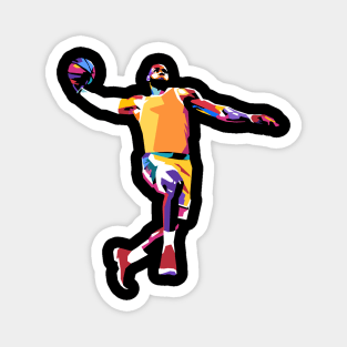 Basketball pop art Magnet