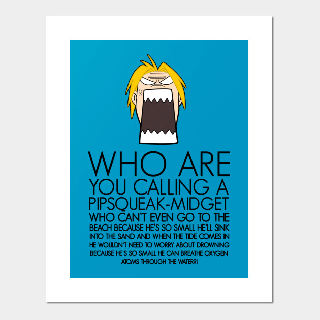 Edward Elric Fullmetal Alchemist Full Metal Alchemist Posters And Art Prints Teepublic Will edward elric ever be able to use alchemy again? edward elric fullmetal alchemist