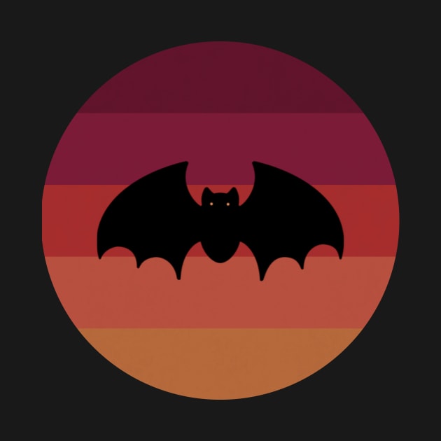 Retro Stripes Bat by DyrkWyst