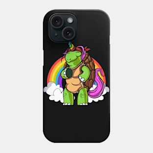 Magical Turtle Unicorn Rainbow Phone Case