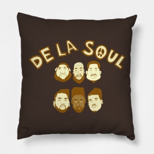 de la soul heads Pillow