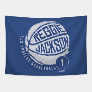 Reggie Jackson Los Angeles C Basketball Tapestry