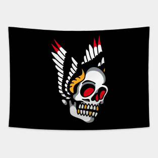 Skull wings Tapestry