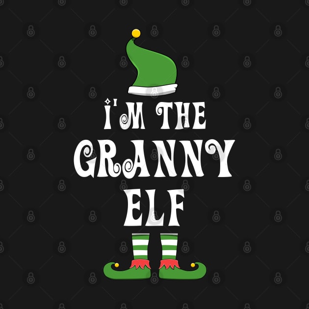 Granny Elf for Matching Family Christmas Group by jkshirts