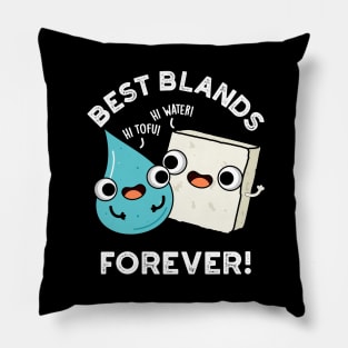 Best Blends Forever Cute BFF Pun Pillow