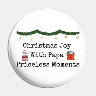 Christmas joy with Papa Priceless moments Pin