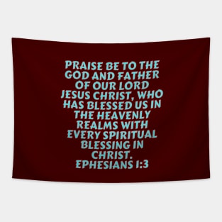 Bible Verse Ephesians 1:3 Tapestry