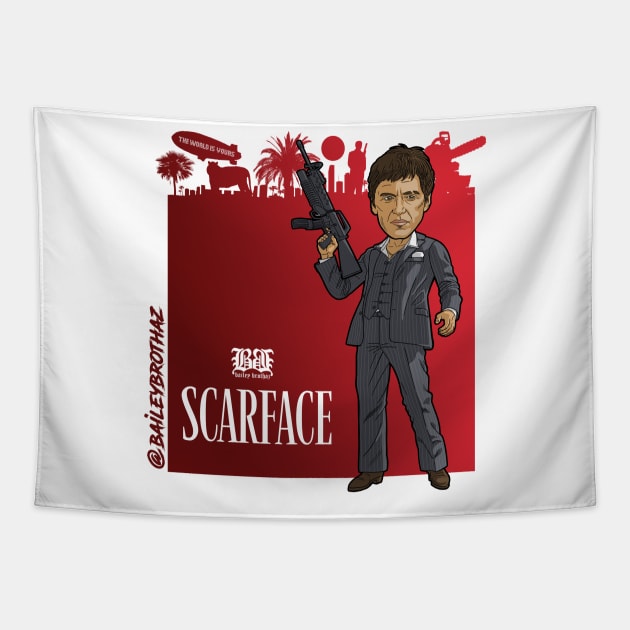 Scarface Tapestry by BaileyBrothaz