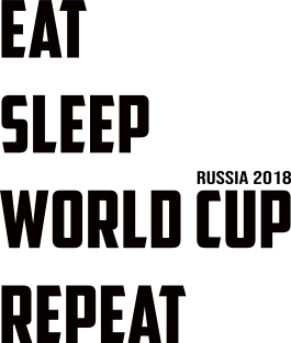 Eat Sleep World Cup Repeat 01 Magnet